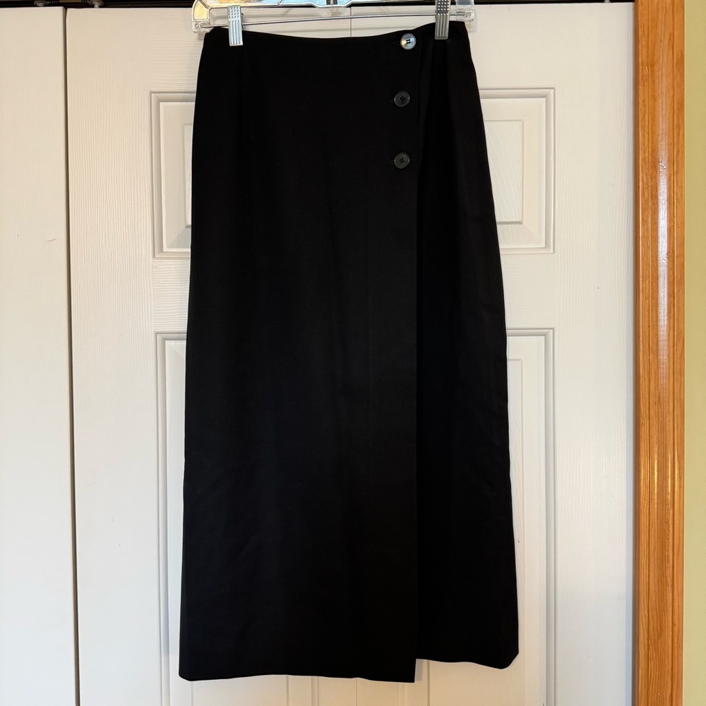 Talbots Black Midi Skirt